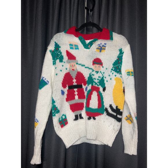 Ugly Christmas Sweater Xmas Size Small Vintage - Picture 1 of 3